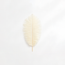 Single naturally dried ostrich feather accent (30–40g) for preserved bouquet and forever flower design by ZESO.