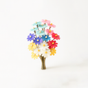 Handcrafted double-layer seed blooms made from real sunflower seed shells, 10 stems bundle by ZESO Floral Supplies.