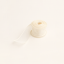 Ivory White mermaid-edge sheer ribbon by ZESO Blooms — organza-style mesh ribbon with wavy edges for floral and wedding decoration.