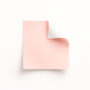 Pink & White Dual-Colors Floral Wrapping Paper – Elegant Dual-Tone Sheet