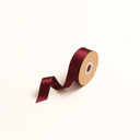 Wine Red polyester satin ribbon by ZESO Blooms — elegant sheen ribbon for floral design, weddings, and luxury gift packaging.
