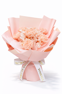 Preserved Flower Bouquets | Apricot-pink carnations | ZESO Blooms™