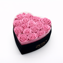 Preserved & Forever Rose Gift | 16 Roses in a Heart Box | Luxurious
