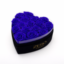 Preserved & Forever Rose Gift | 16 Roses in a Heart Box | Luxurious