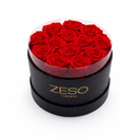 Eternal Rose Gift | 12 Roses in a Round Box | Everlasting flowers