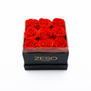 Preserved Rose Gift | 9 Roses in a square box | Forever flowers