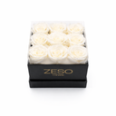 Preserved Rose Gift | 9 Roses in a square box | Forever flowers