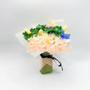 Candy box style preserved flower bouquet featuring real preserved rose, dried florals and seed flower, handcrafted by ZESO Blooms™