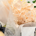 Color palette and floral structure detail of candy box style preserved flower bouquet by ZESO Blooms™