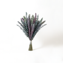 10-stem bundle of dried eucalyptus foliage with green-gray leaves for DIY bouquets and preserved flower arrangements by ZESO Floral Supplies.