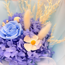 Detail view of Capricorn forever flower bouquet handcrafted by ZESO Blooms