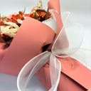 Floral detail of Gemini forever flower bouquet designed with preserved flowers by ZESO Blooms