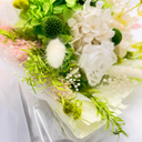 Close-up of Libra forever flower bouquet showing natural floral textures by ZESO Blooms