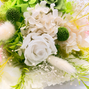 Handcrafted detail of Libra forever flower bouquet from ZESO Blooms