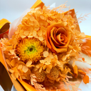 Side view of Pisces forever flower bouquet highlighting handcrafted floral arrangement by ZESO Blooms