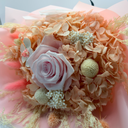 Artisan detail of Virgo forever flower bouquet crafted with real preserved flowers by ZESO Blooms