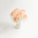 Ivory White Pearlescent Tulle used for floral bouquet wrapping — elegant and timeless by ZESO Crafts.
