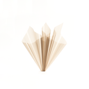 Milk Tea Beige color-tinted floral wrapping sheet — lightweight semi-transparent film by ZESO Blooms for preserved and fresh flower wrapping.