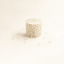 Pearl Chain Roll by ZESO Crafts — 8mm and 3mm alternating imitation pearl beads for floral décor and luxury gift wrapping.
