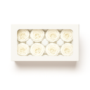 Cream preserved rose blooms by ZESO Blooms – 8 real roses for DIY preserved bouquets, romantic floral gifts, and long-lasting home décor.