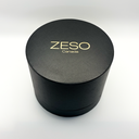 Luxury gift packaging for round preserved rose box with twelve preserved roses by ZESO Blooms