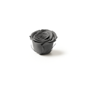 Smoky grey preserved rose heads 8pcs box by ZESO Blooms – real roses that last 2–5 years