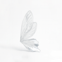 Sterling Silver crystal butterfly floral wrapping by ZESO Blooms — reflective embossed OPP film with delicate butterfly texture for premium florals.